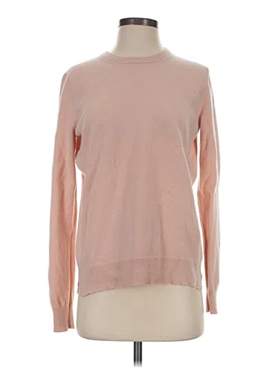 Pre-owned Tory Burch Cashmere Pullover Sweater In Pink