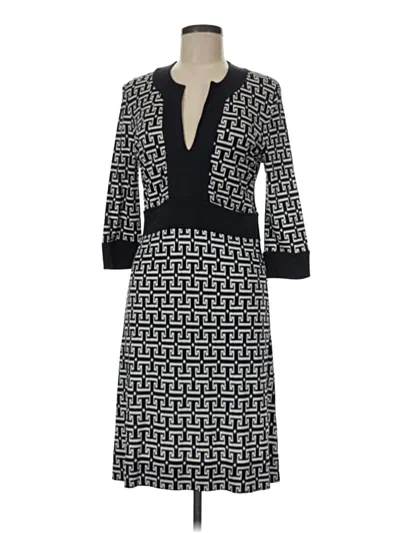 Pre-owned Tory Burch Casual Dress In Black