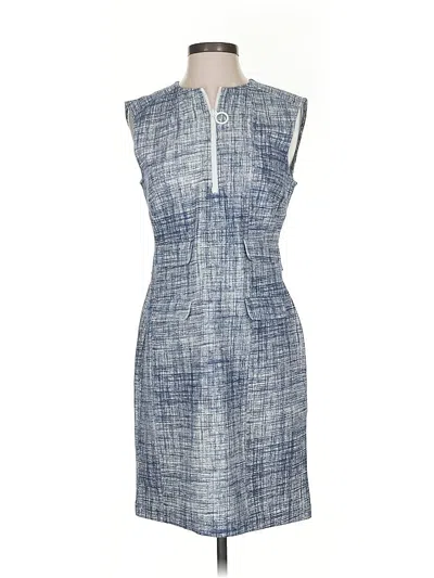 Pre-owned Tory Burch Casual Dress In Blue