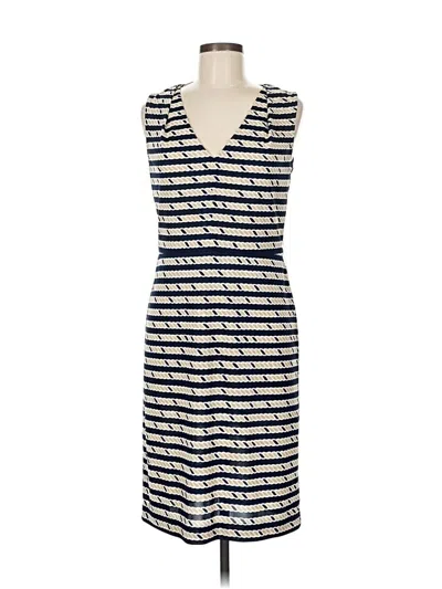 Pre-owned Tory Burch Casual Dress In Blue