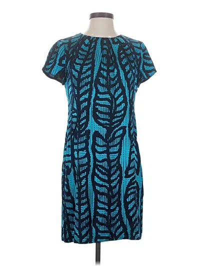 Pre-owned Tory Burch Casual Dress In Blue