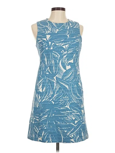 Pre-owned Tory Burch Casual Dress In Blue
