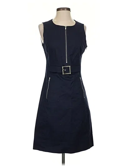 Pre-owned Tory Burch Casual Dress In Blue