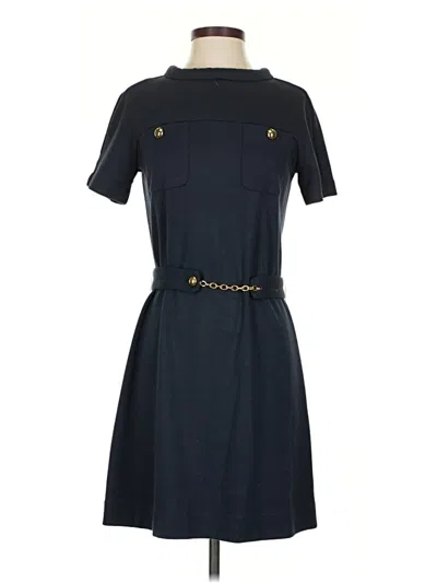 Pre-owned Tory Burch Casual Dress In Blue