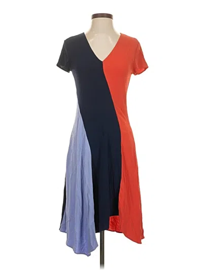 Pre-owned Tory Burch Casual Dress In Blue