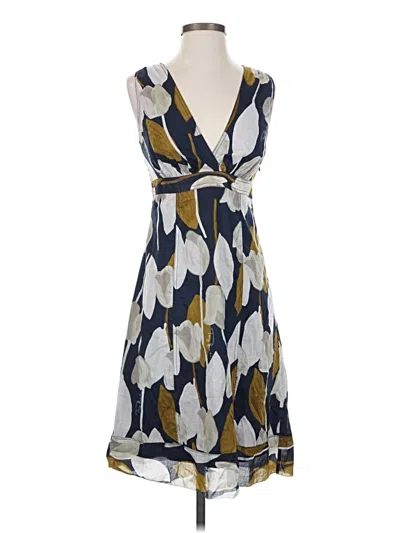 Pre-owned Tory Burch Casual Dress In Blue