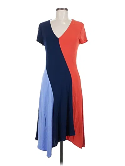 Pre-owned Tory Burch Casual Dress In Blue