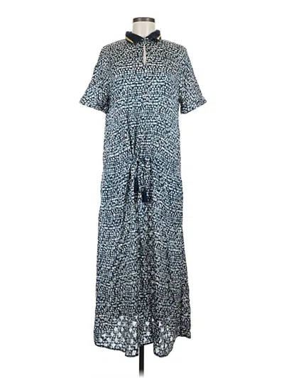 Pre-owned Tory Burch Casual Dress In Blue