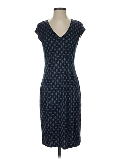 Pre-owned Tory Burch Casual Dress In Blue