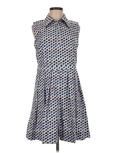Pre-owned Tory Burch Casual Dress In Blue
