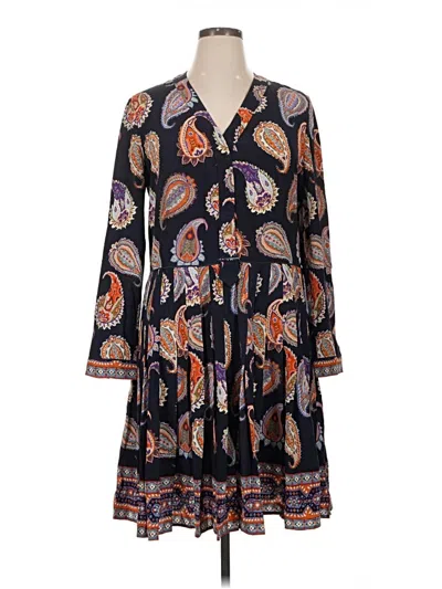 Pre-owned Tory Burch Casual Dress In Blue