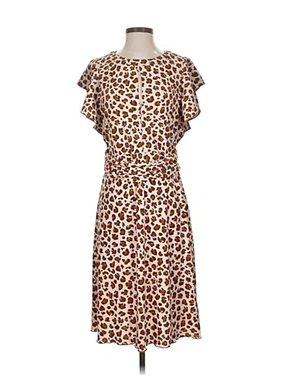 Pre-owned Tory Burch Casual Dress In Brown