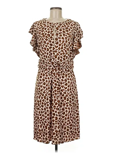 Pre-owned Tory Burch Casual Dress In Brown