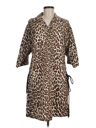 Pre-owned Tory Burch Casual Dress In Brown