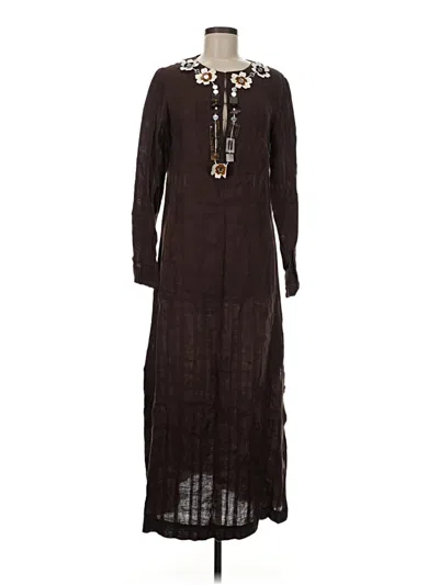 Pre-owned Tory Burch Casual Dress In Brown