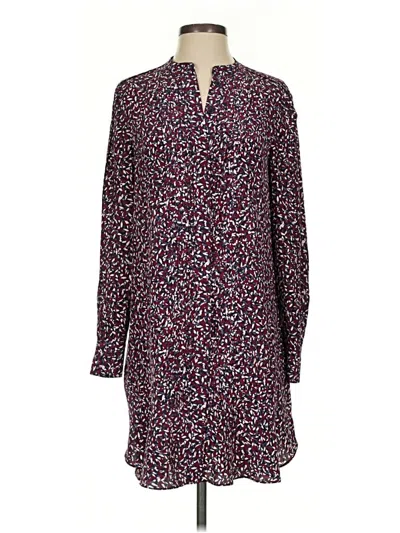 Pre-owned Tory Burch Casual Dress In Burgundy