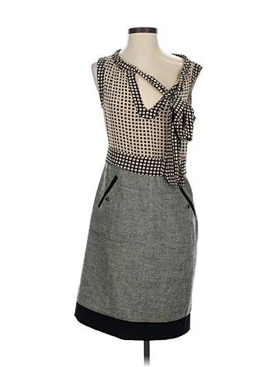 Pre-owned Tory Burch Casual Dress In Gray