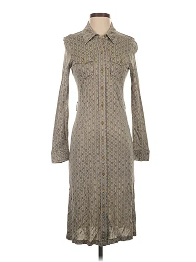Pre-owned Tory Burch Casual Dress In Gray