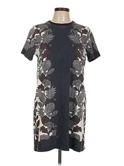 Pre-owned Tory Burch Casual Dress In Gray