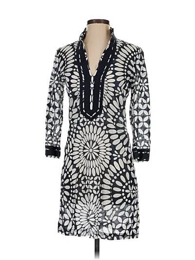 Pre-owned Tory Burch Casual Dress In Gray