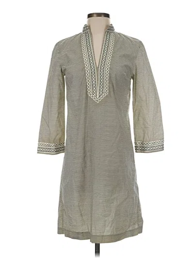 Pre-owned Tory Burch Casual Dress In Gray