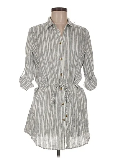Pre-owned Tory Burch Casual Dress In Gray