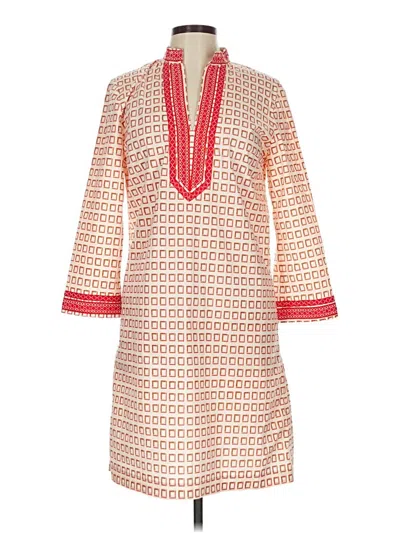 Pre-owned Tory Burch Casual Dress In Orange