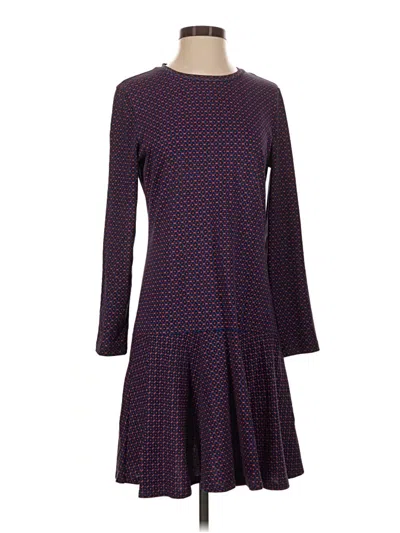Pre-owned Tory Burch Casual Dress In Purple