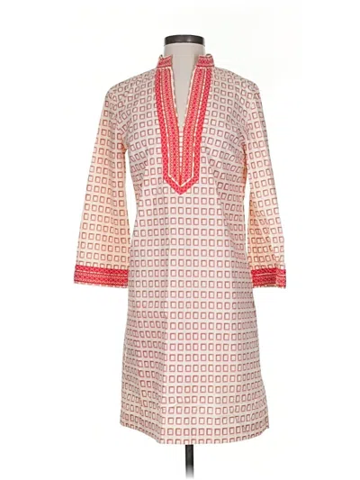 Pre-owned Tory Burch Casual Dress In Red