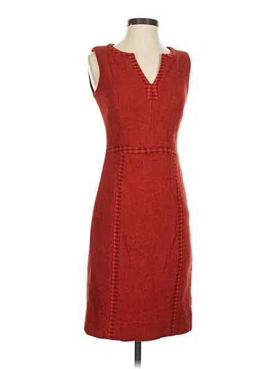 Pre-owned Tory Burch Casual Dress In Red