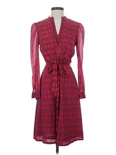Pre-owned Tory Burch Casual Dress In Red