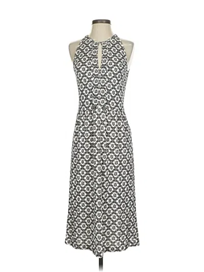 Pre-owned Tory Burch Casual Dress In White