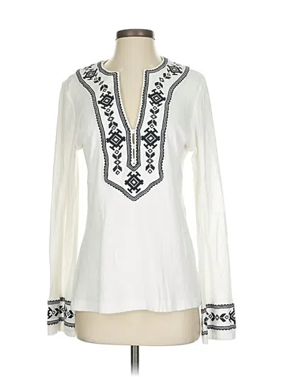 Pre-owned Tory Burch Casual Dress In White