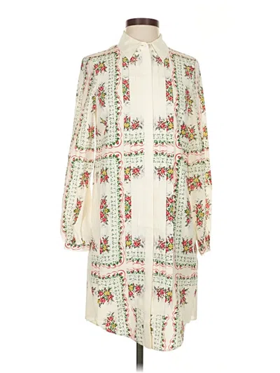 Pre-owned Tory Burch Casual Dress In White