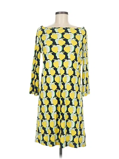 Pre-owned Tory Burch Casual Dress In Yellow