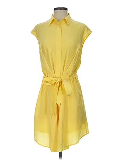 Pre-owned Tory Burch Casual Dress In Yellow