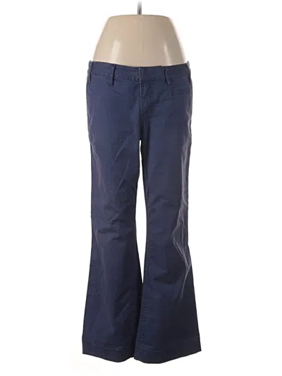 Pre-owned Tory Burch Casual Pants In Blue