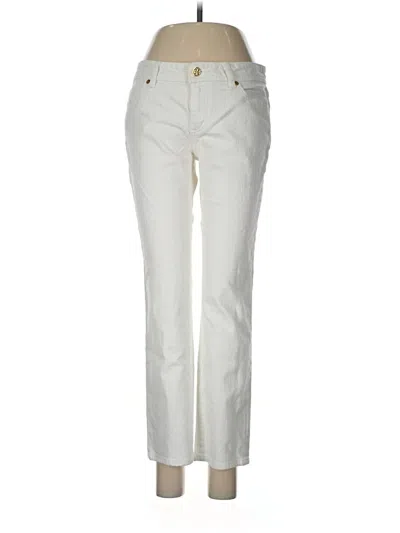 Pre-owned Tory Burch Casual Pants In Ivory