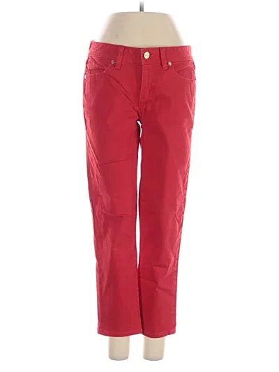 Pre-owned Tory Burch Casual Pants In Red