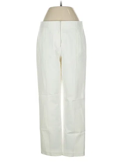Pre-owned Tory Burch Casual Pants In White