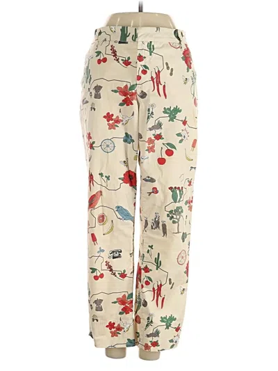 Pre-owned Tory Burch Casual Pants In White