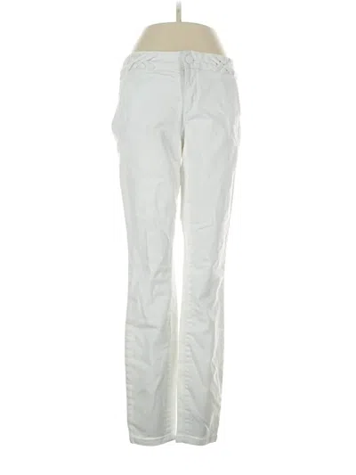 Pre-owned Tory Burch Casual Pants In White