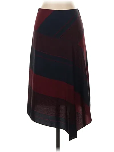 Pre-owned Tory Burch Casual Skirt In Burgundy