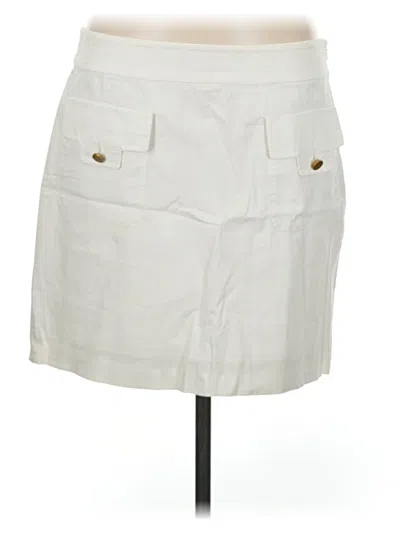 Pre-owned Tory Burch Casual Skirt In White