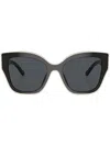 Tory Burch Cat Eye-frame Sunglasses In Black