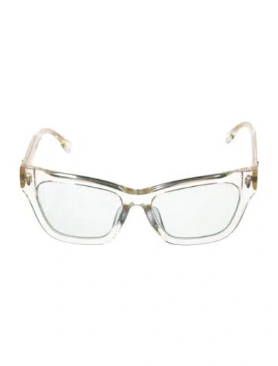 Pre-owned Tory Burch Cat-eye Eyeglasses In Clear