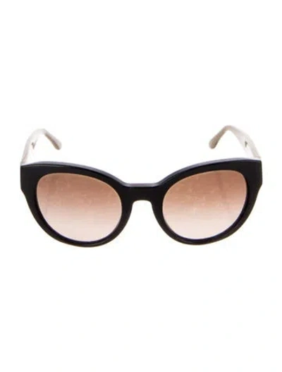 Pre-owned Tory Burch Cat-eye Gradient Sunglasses In Brown