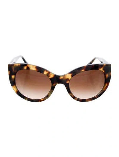 Pre-owned Tory Burch Cat-eye Gradient Sunglasses In Neutral