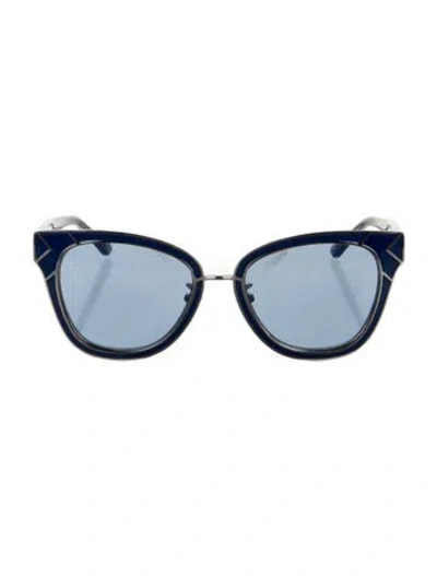 Pre-owned Tory Burch Cat-eye Mirrored Sunglasses In Multi