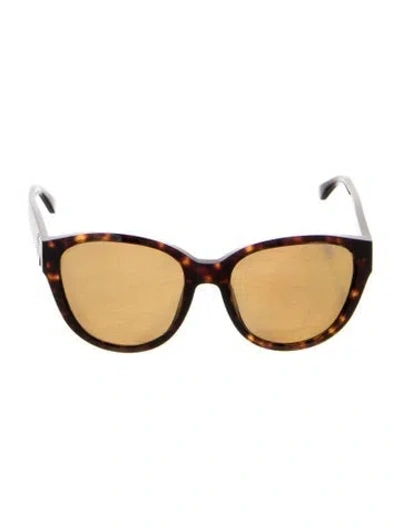 Pre-owned Tory Burch Cat-eye Tinted Sunglasses In Brown
